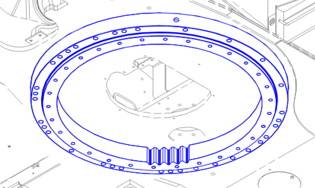 Caterpillar 1908207 - 回转支承 适用于 建筑机械:图1 Caterpillar 1908207 - 回转支承 适用于 建筑机械:图1