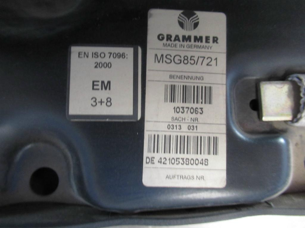 Grammer MSG85/721 - - 座椅 适用于 建筑机械:图3 Grammer MSG85/721 - - 座椅 适用于 建筑机械:图3