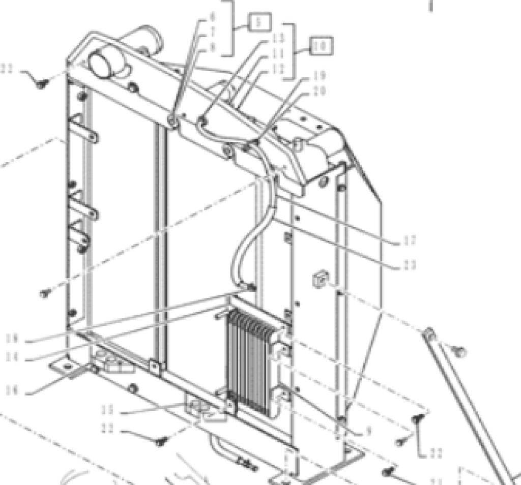 Kobelco YY05P00061F1 - 散热器 适用于 建筑机械:图1 Kobelco YY05P00061F1 - 散热器 适用于 建筑机械:图1