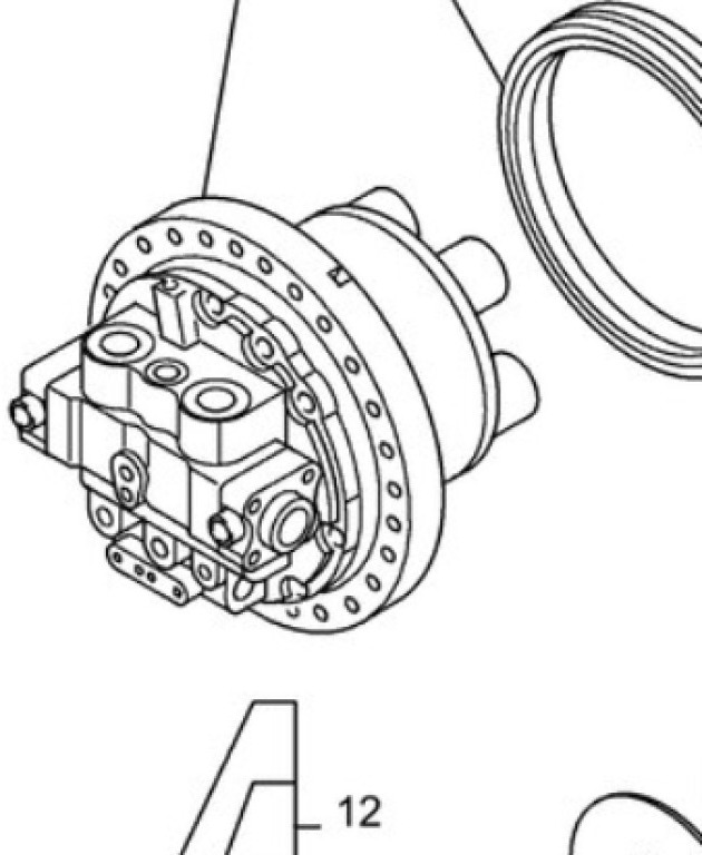 New Holland YN15V00067S017 - 液压马达 适用于 农业机械:图1 New Holland YN15V00067S017 - 液压马达 适用于 农业机械:图1
