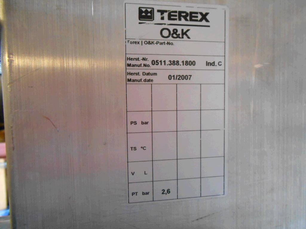 Terex O&K 6002157 - 中冷器 适用于 建筑机械:图5 Terex O&K 6002157 - 中冷器 适用于 建筑机械:图5