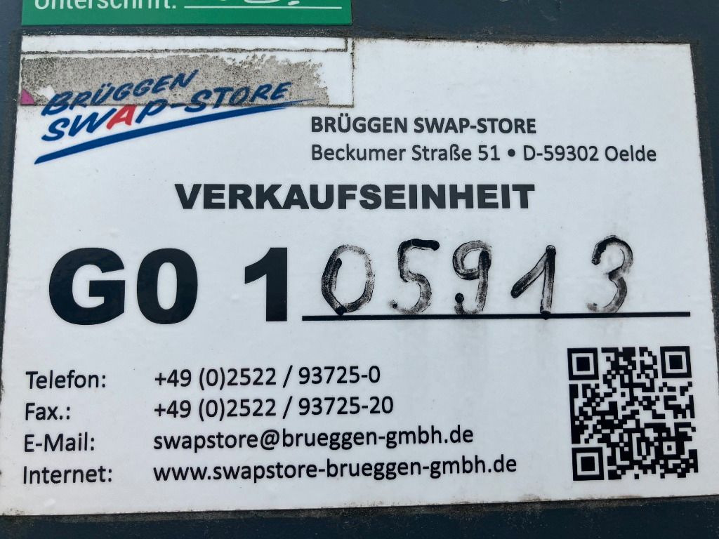 可拆卸车身 - 厢式 Krone Wechselbrücke Koffer：图8
