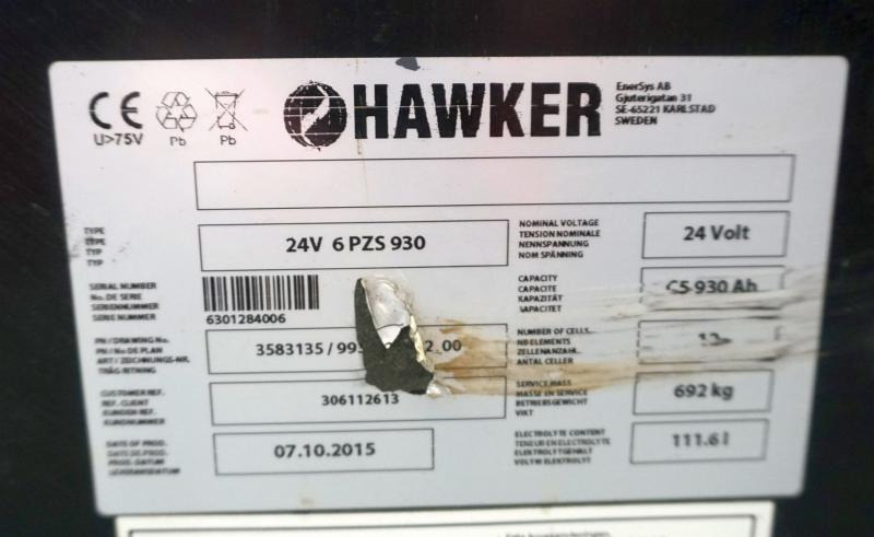 HAWKER 24 Volt 6 PzS 930 Ah - 电池:图4 HAWKER 24 Volt 6 PzS 930 Ah - 电池:图4