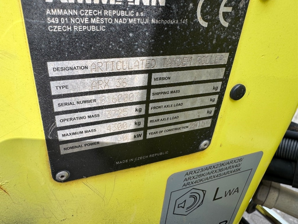 Ammann ARX 36 - 压路机:图4 Ammann ARX 36 - 压路机:图4