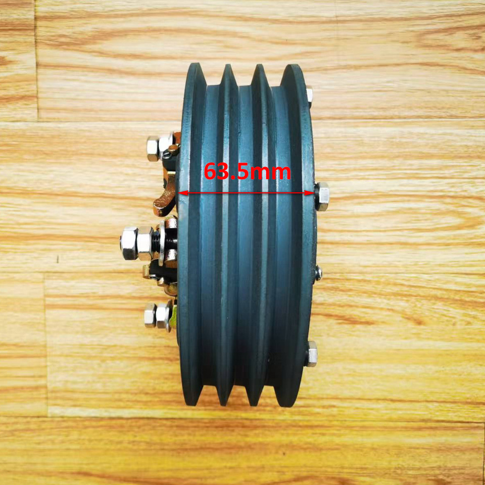 Qingdao Promising 220mm 3 Rib Pulley Clutch Assembly for FLAND FL45 Wheel Loader - 离合器及其零件 适用于 轮式装载机:图4 Qingdao Promising 220mm 3 Rib Pulley Clutch Assembly for FLAND FL45 Wheel Loader - 离合器及其零件 适用于 轮式装载机:图4