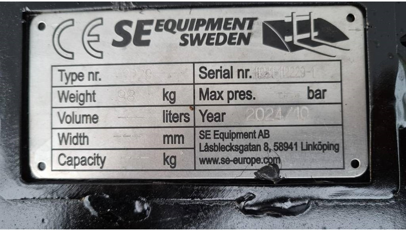 SE Equipment Asfaltsskär S60 - 拆除剪 适用于 建筑机械:图4 SE Equipment Asfaltsskär S60 - 拆除剪 适用于 建筑机械:图4