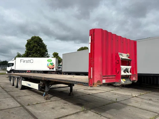 Krone SD Flatbed met rongen 41 ton standard chassis - 栏板式/ 平板半拖车:图3 Krone SD Flatbed met rongen 41 ton standard chassis - 栏板式/ 平板半拖车:图3