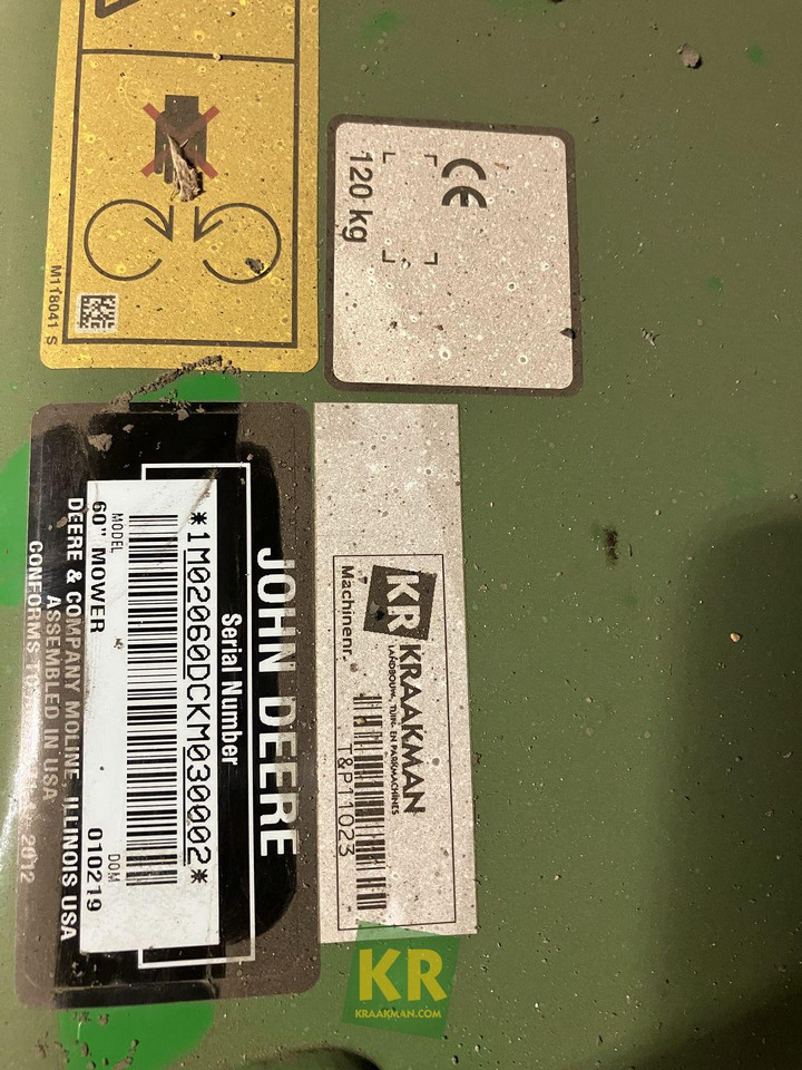 John Deere Maaidekken - 园林割草机:图5 John Deere Maaidekken - 园林割草机:图5