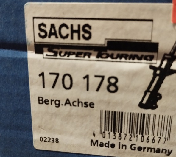 AMORTYZATOR BPW 170178 SACHS - 减震器 适用于 全挂车:图2 AMORTYZATOR BPW 170178 SACHS - 减震器 适用于 全挂车:图2