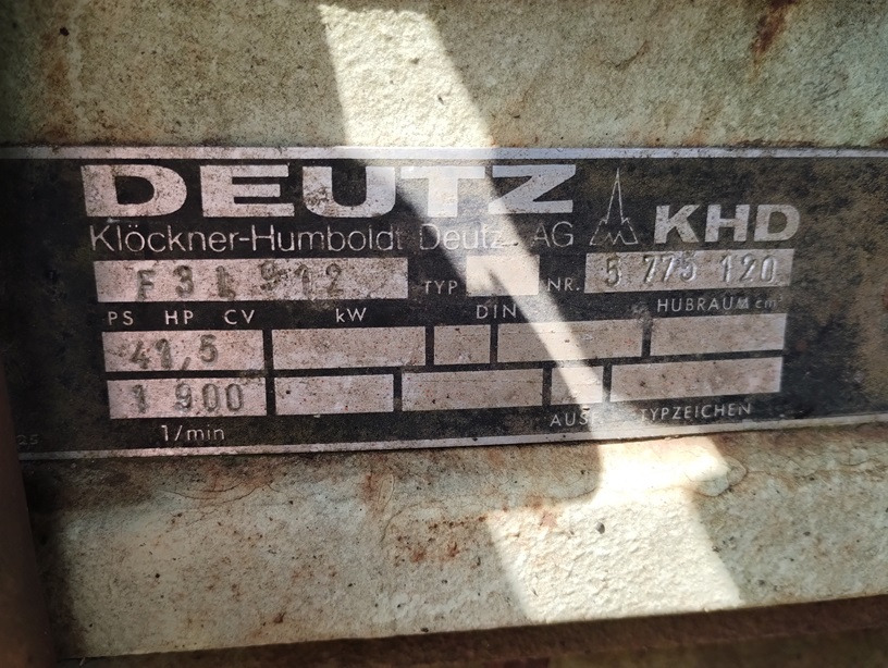 SILNIK Deutz F3 L 912 - 发动机及其零件 适用于 建筑机械:图2 SILNIK Deutz F3 L 912 - 发动机及其零件 适用于 建筑机械:图2