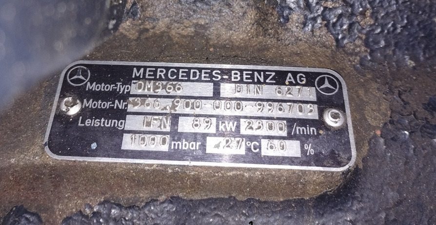 SILNIK Mercedes OM 366 Machine, Crane - 发动机及其零件 适用于 其他机械:图4 SILNIK Mercedes OM 366 Machine, Crane - 发动机及其零件 适用于 其他机械:图4