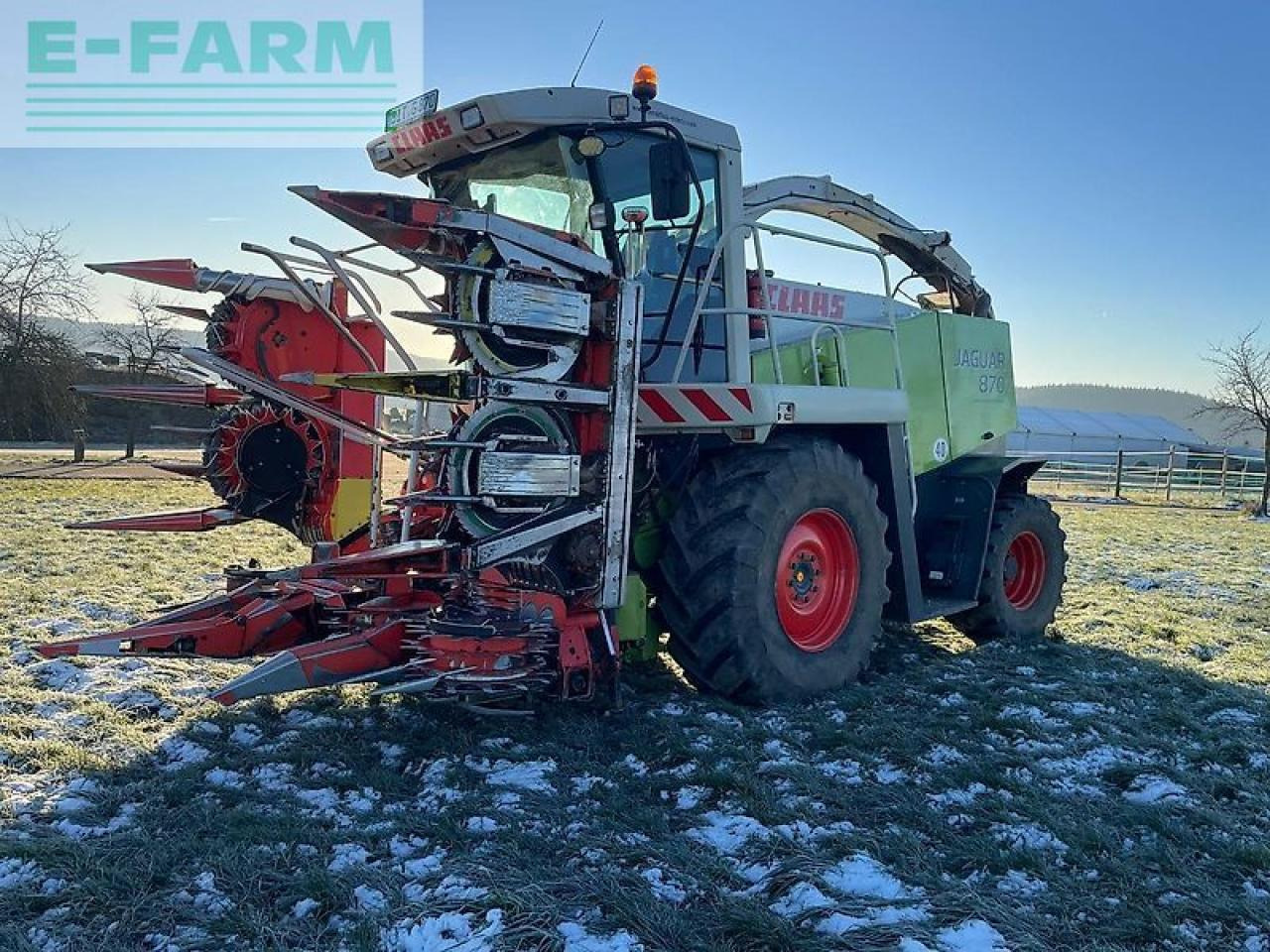 CLAAS jaguar 870 speedstar + kemper 360 plus + pick-up top! - 饲料收割机:图2 CLAAS jaguar 870 speedstar + kemper 360 plus + pick-up top! - 饲料收割机:图2