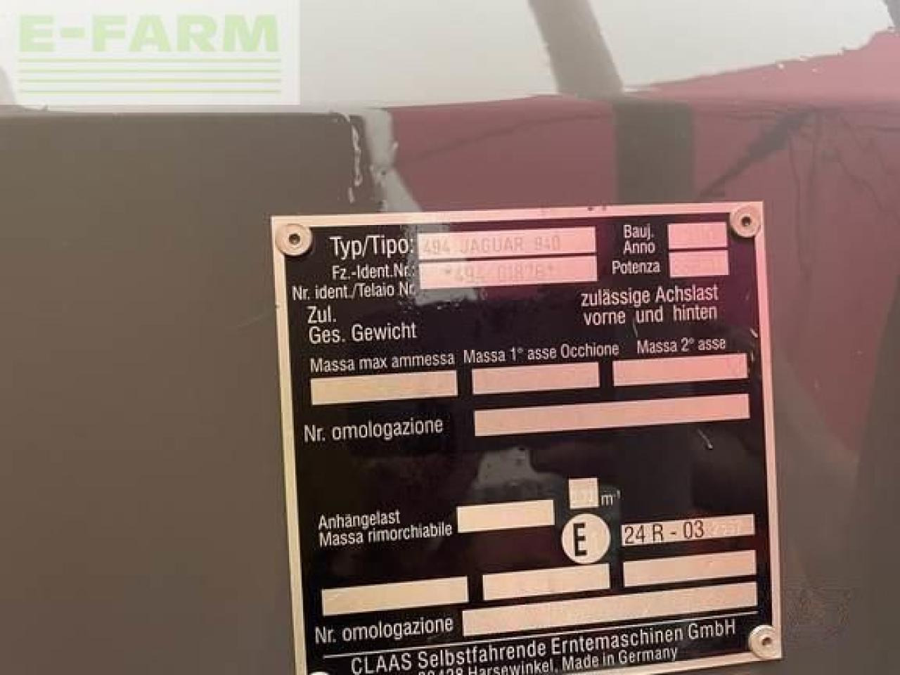 CLAAS jaguar 940 - 饲料收割机:图5 CLAAS jaguar 940 - 饲料收割机:图5