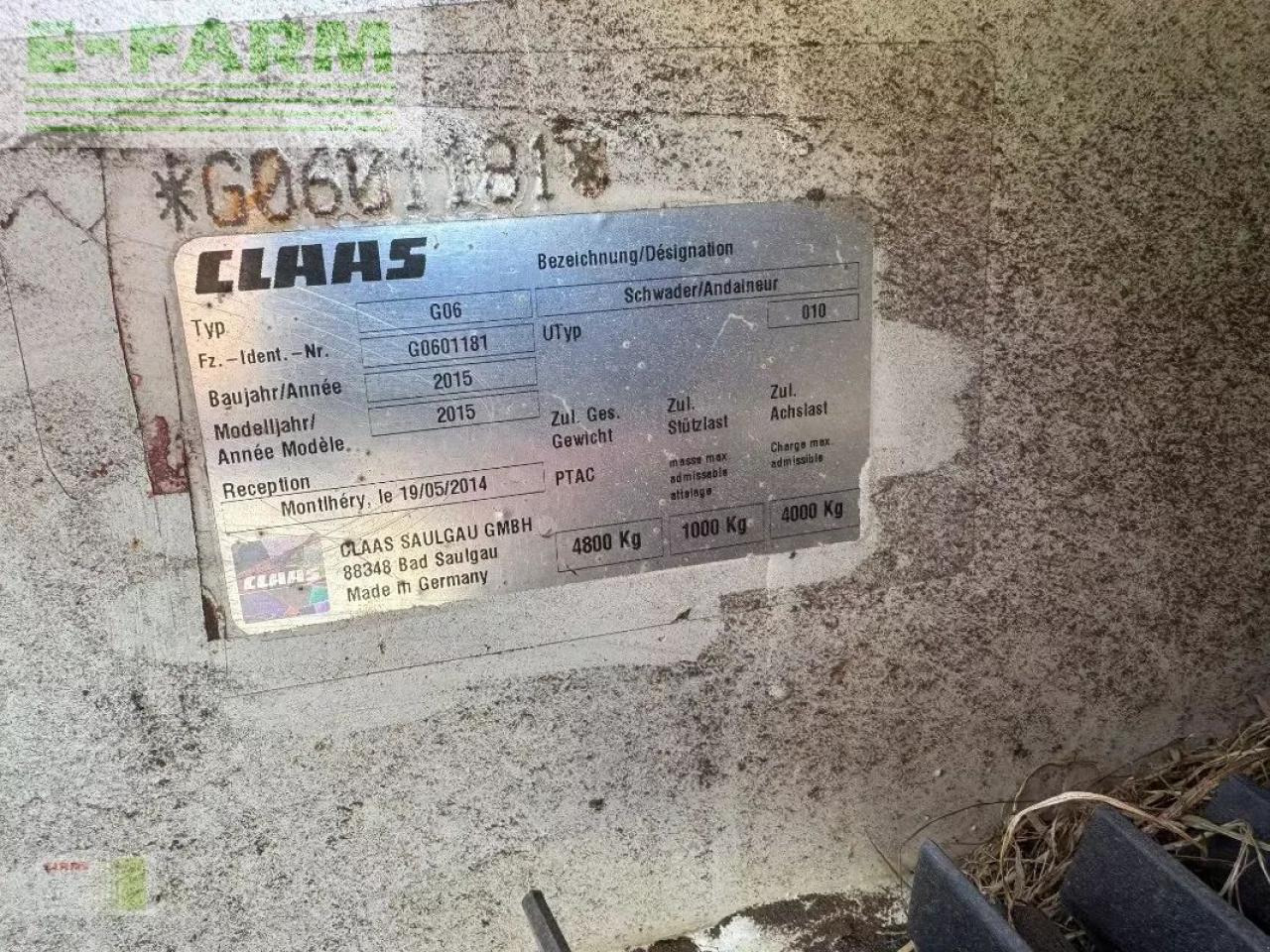 CLAAS liner 3600 - 翻草机/ 搂草机:图2 CLAAS liner 3600 - 翻草机/ 搂草机:图2