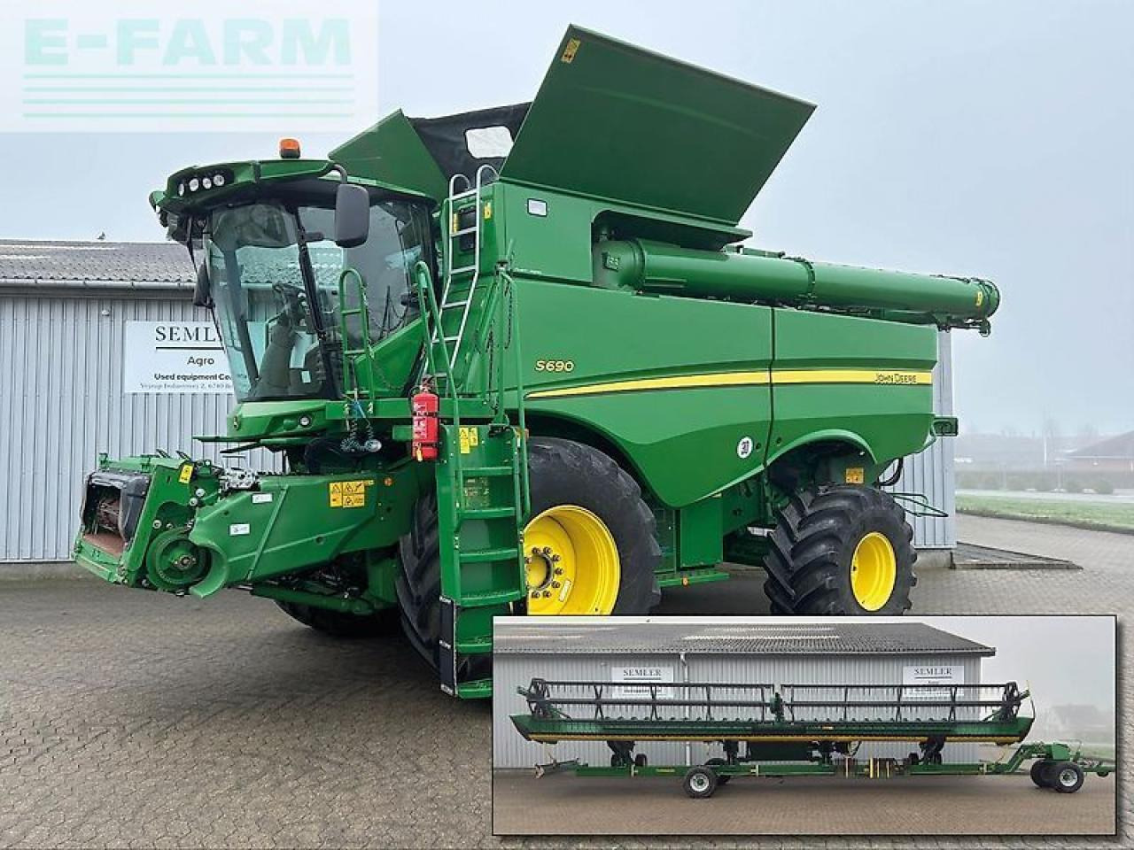 John Deere s690 - 联合收割机:图1 John Deere s690 - 联合收割机:图1
