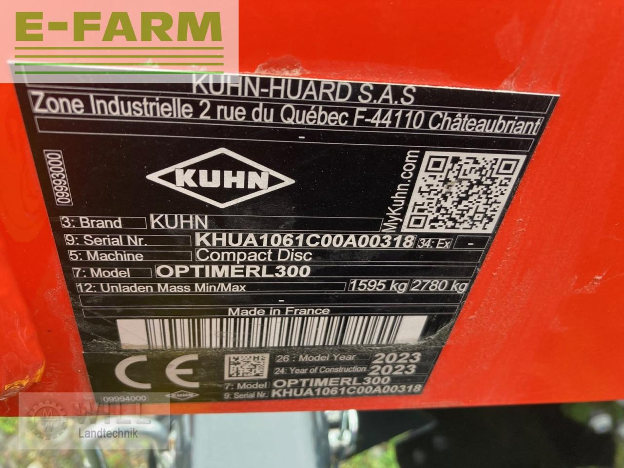 Kuhn optimer l300 - 圆盘耙:图3 Kuhn optimer l300 - 圆盘耙:图3