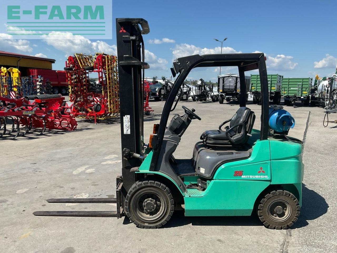 Mitsubishi FG25N Gasstapler - 叉车:图2 Mitsubishi FG25N Gasstapler - 叉车:图2
