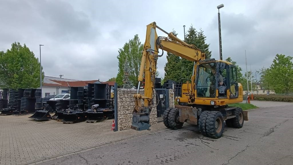 Komatsu PW 140 Mobilbagger Powertilt Schnellwechsler MS 10 - 轮式挖掘机:图4 Komatsu PW 140 Mobilbagger Powertilt Schnellwechsler MS 10 - 轮式挖掘机:图4