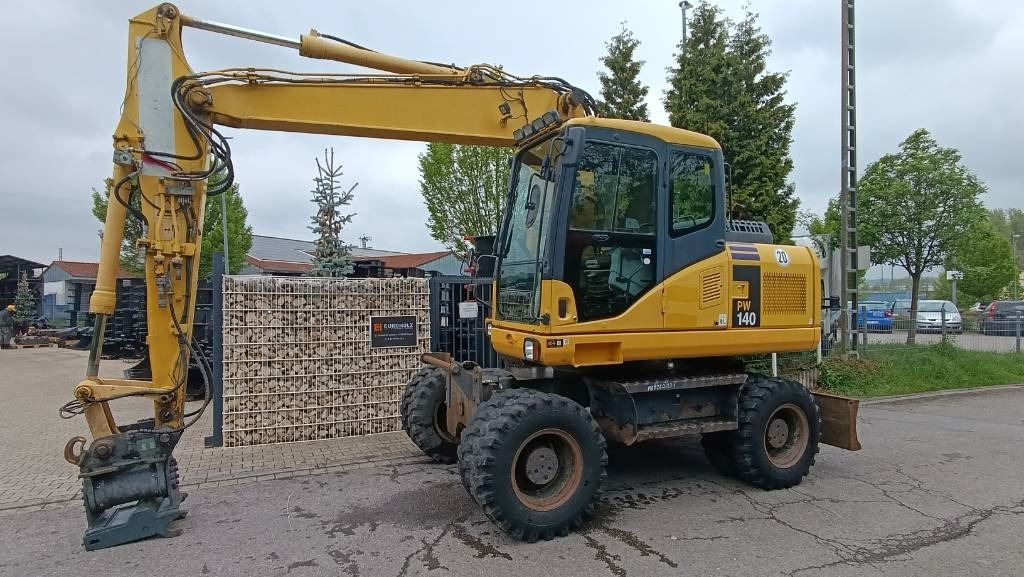 Komatsu PW 140 Mobilbagger Powertilt Schnellwechsler MS 10 - 轮式挖掘机:图2 Komatsu PW 140 Mobilbagger Powertilt Schnellwechsler MS 10 - 轮式挖掘机:图2