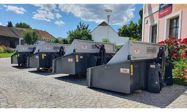 Schwerlast Transportbox / Kippmulde 180 cm mit 3 Punkt- & Euro Aufnahme - 牵引车:图3 Schwerlast Transportbox / Kippmulde 180 cm mit 3 Punkt- & Euro Aufnahme - 牵引车:图3