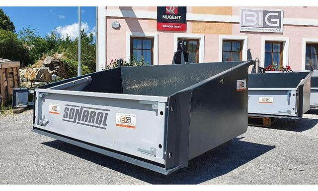 Schwerlast Transportbox / Kippmulde 180 cm mit 3 Punkt- & Euro Aufnahme - 牵引车:图2 Schwerlast Transportbox / Kippmulde 180 cm mit 3 Punkt- & Euro Aufnahme - 牵引车:图2