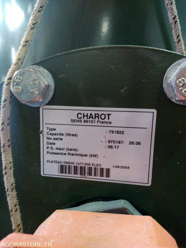 Ballon eau chaude CHAROT 500 litres - 工具/ 设备:图5 Ballon eau chaude CHAROT 500 litres - 工具/ 设备:图5