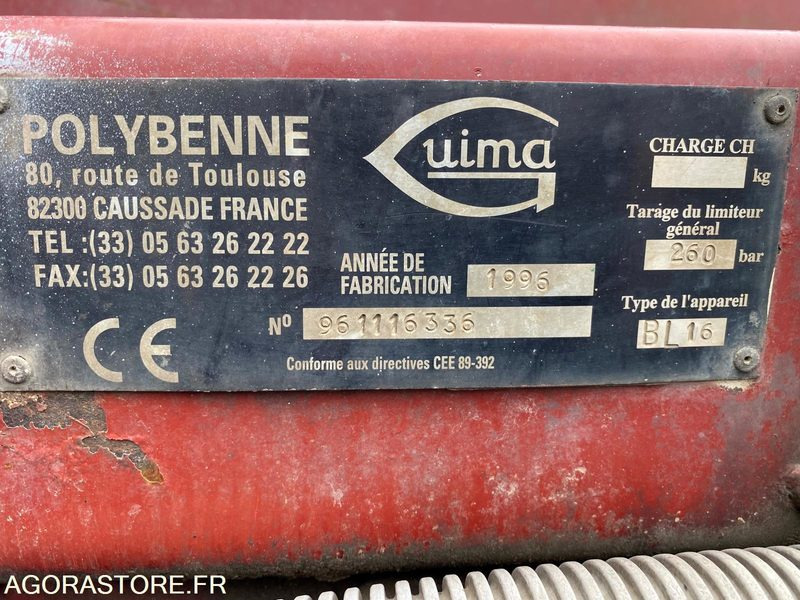 Bras ampliroll polybenne démonté - 吊钩升降/ 箕斗装载机系统:图3 Bras ampliroll polybenne démonté - 吊钩升降/ 箕斗装载机系统:图3