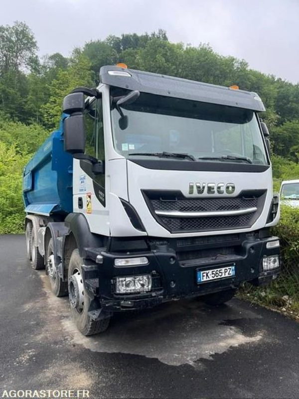 CAMION 8X4 BENNE RONDE IVECO X-WAY 480 76 000 KM 2019 - 卡车:图1 CAMION 8X4 BENNE RONDE IVECO X-WAY 480 76 000 KM 2019 - 卡车:图1