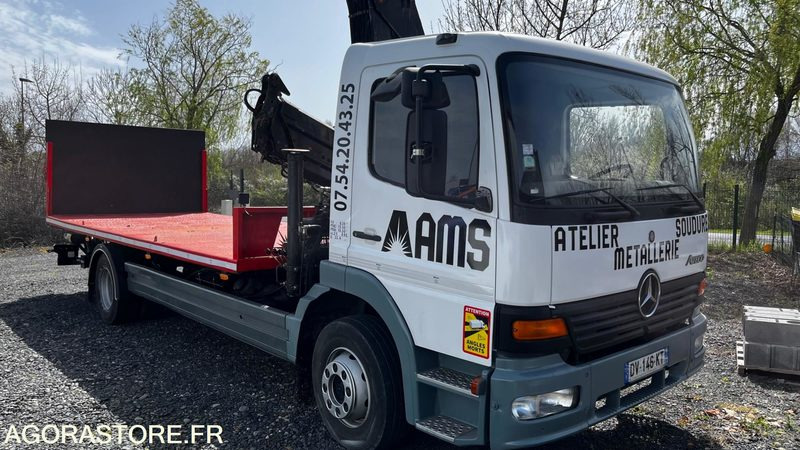 CAMION PLATEAU MERCEDES 15T - 2000 - 栏板式/ 平板卡车, 起重车:图1 CAMION PLATEAU MERCEDES 15T - 2000 - 栏板式/ 平板卡车, 起重车:图1