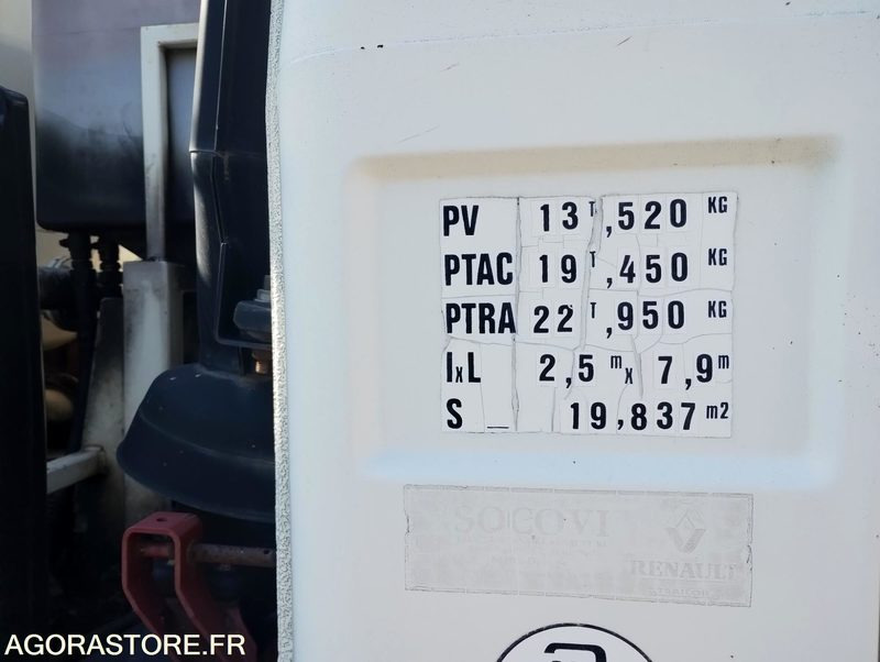 Camion 19t Hydrocureur Renault G300 Maxter 142142km – équipement Huwer - 真空车:图4 Camion 19t Hydrocureur Renault G300 Maxter 142142km – équipement Huwer - 真空车:图4