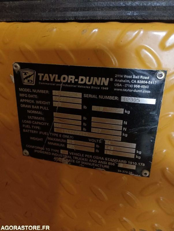 Chariot électrique TAYLOR DUNN - Bon état - 2010 - 牵引车站:图4 Chariot électrique TAYLOR DUNN - Bon état - 2010 - 牵引车站:图4