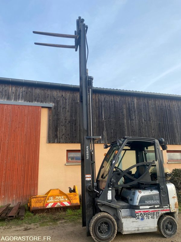 Chariot élévateur GAZ NISSAN 1.8T - 液化石油气叉车:图3 Chariot élévateur GAZ NISSAN 1.8T - 液化石油气叉车:图3