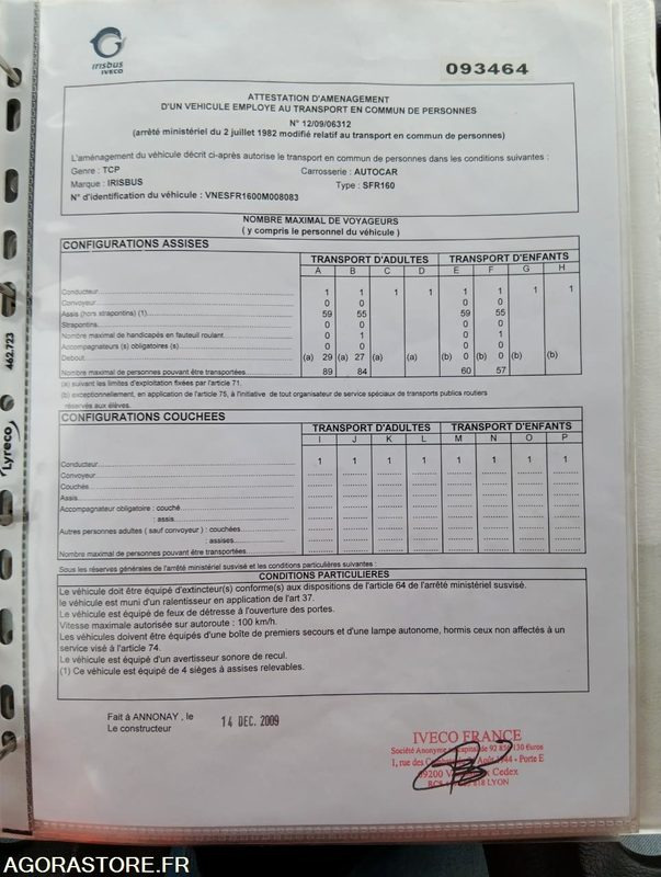 IVECO BUS CROSSWAY N°093464 - 校車:图3 IVECO BUS CROSSWAY N°093464 - 校車:图3