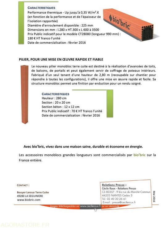 新的 工具/ 设备 Lot de 12 coffres caisson de volet roulant tunnel préfabriqué BIO'BRIC：图6