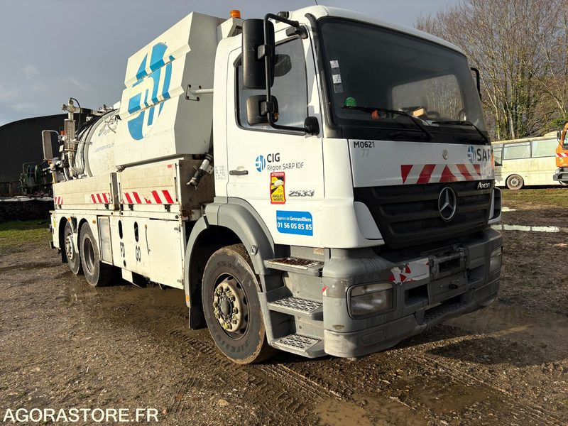 MERCEDES AXOR 2533 HYDROCUREUR Non Roulant - 真空车:图1 MERCEDES AXOR 2533 HYDROCUREUR Non Roulant - 真空车:图1