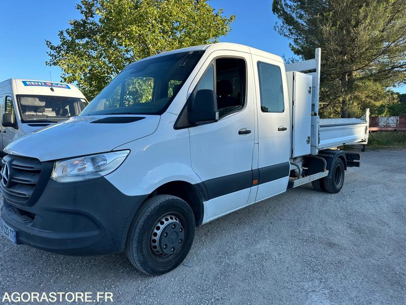 MERCEDES SPRINTER BENNE DOUBLE CABINE 514 CDI 2021 53000 KMS - 翻斗货车:图1 MERCEDES SPRINTER BENNE DOUBLE CABINE 514 CDI 2021 53000 KMS - 翻斗货车:图1