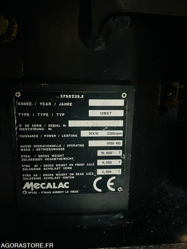 PELLE - MECALAC - 12MXT - 2006 / 4085 HEURES - 挖掘机:图4 PELLE - MECALAC - 12MXT - 2006 / 4085 HEURES - 挖掘机:图4