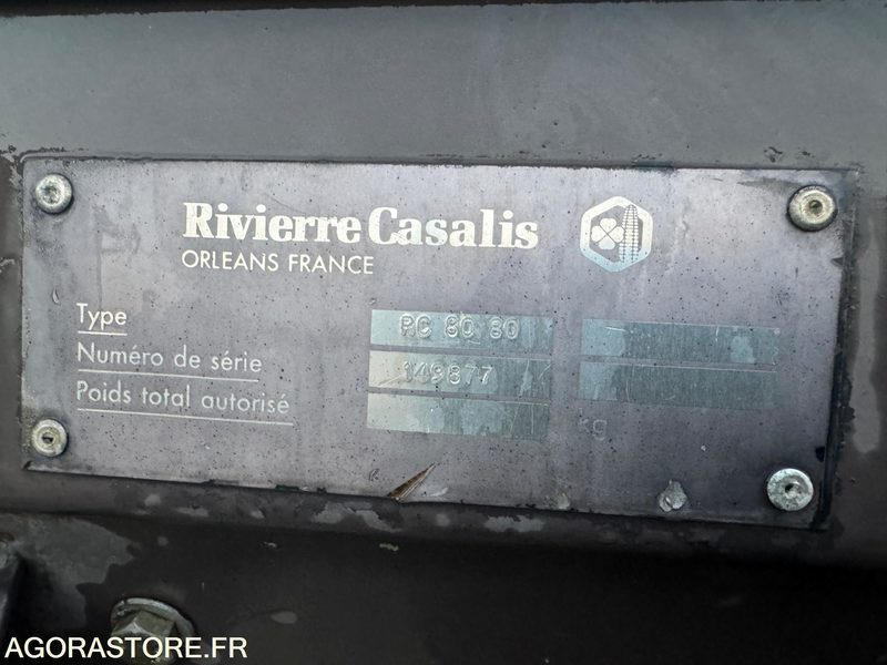PRESSE RIVIERE CASALIS RC 8080 - 1990 - 农业机械:图4 PRESSE RIVIERE CASALIS RC 8080 - 1990 - 农业机械:图4