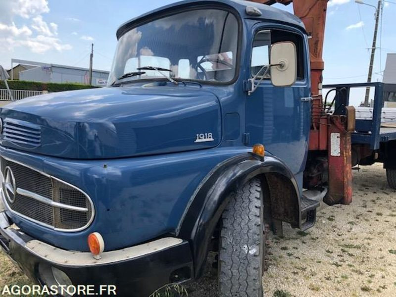 PRIX TTC MERCEDES L 1918 PLATEAU GRUE - 128 000km - NOMBREUX TRAVAUX EFFECTUES - 卡车:图1 PRIX TTC MERCEDES L 1918 PLATEAU GRUE - 128 000km - NOMBREUX TRAVAUX EFFECTUES - 卡车:图1