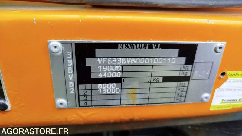 RENAULT KERAX 4x4 2002 - 187922km - DF594PZ - 牵引车:图5 RENAULT KERAX 4x4 2002 - 187922km - DF594PZ - 牵引车:图5