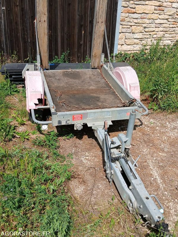 Remorque PORTE ROULEAU HUBIERE - 工程机械拖车:图1 Remorque PORTE ROULEAU HUBIERE - 工程机械拖车:图1