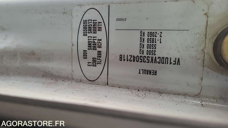 Renault Master - 2006 - 43287kms - 196ARM67 租赁 Renault Master - 2006 - 43287kms - 196ARM67:图16 Renault Master - 2006 - 43287kms - 196ARM67 租赁 Renault Master - 2006 - 43287kms - 196ARM67:图16