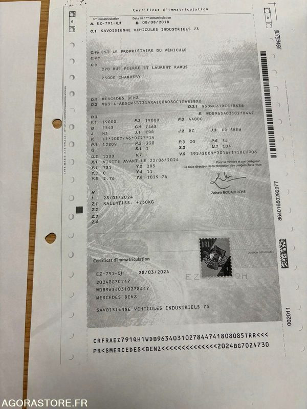 TRACTEUR 4X2 MERCEDES ACTROS 1845 2018 385 000 KM + BENNE ALUMINIUM SHMITZ 2016 - 牵引车:图1 TRACTEUR 4X2 MERCEDES ACTROS 1845 2018 385 000 KM + BENNE ALUMINIUM SHMITZ 2016 - 牵引车:图1