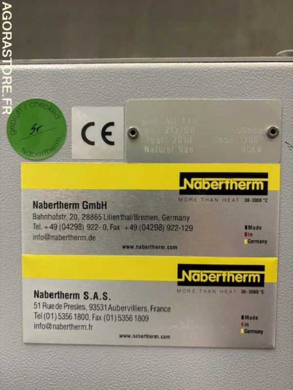 Four à gaz céramique Nabertherm NB 440 - NEUF - 工具/ 设备:图2 Four à gaz céramique Nabertherm NB 440 - NEUF - 工具/ 设备:图2