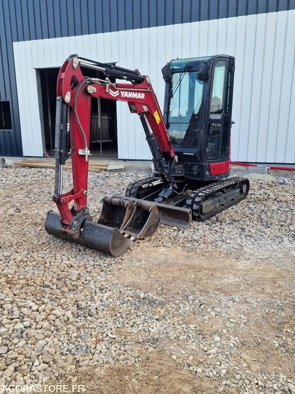 Minipelle yanmar vio27-6 - 2024 - 809 heures + 3 godets - 挖掘机:图1 Minipelle yanmar vio27-6 - 2024 - 809 heures + 3 godets - 挖掘机:图1