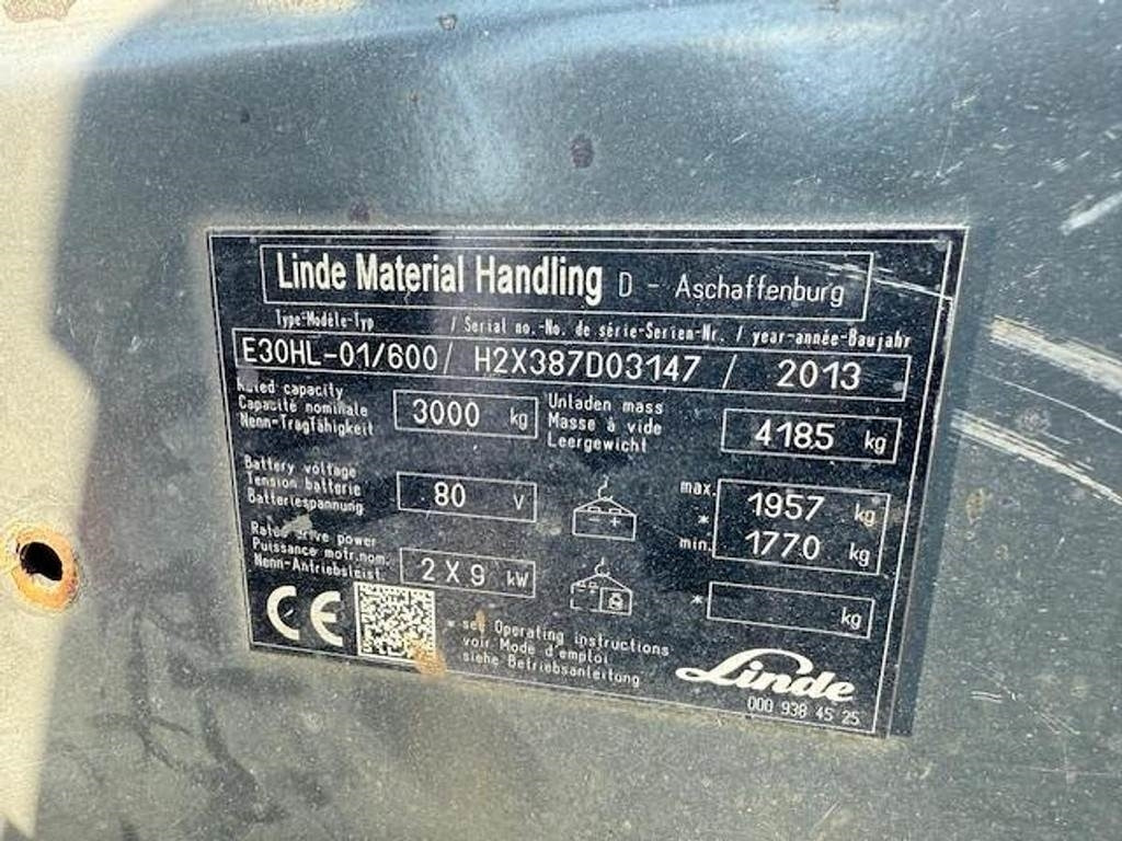 电动叉车 Linde E30 HL – 01/600：图8