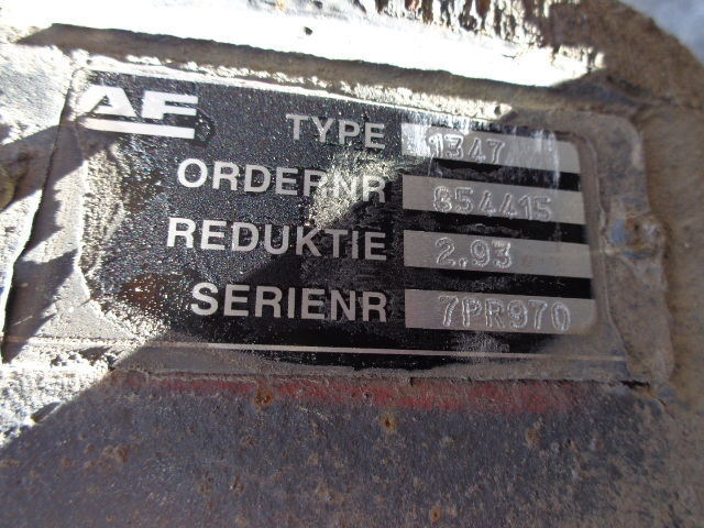 DAF Type 1347 , ALL ratios : 2.93 ; 2.64 ; 2.8 ; 3.07 . 1652704, 123 - 差速器 适用于 卡车:图5 DAF Type 1347 , ALL ratios : 2.93 ; 2.64 ; 2.8 ; 3.07 . 1652704, 123 - 差速器 适用于 卡车:图5