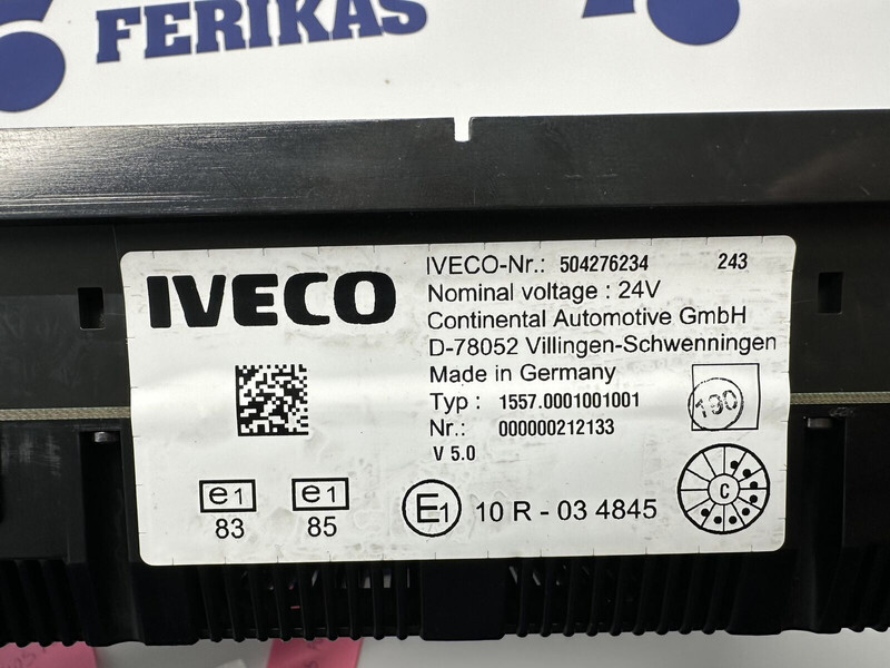 Iveco Instrument cluster dashboard 504276234, 504226363 (WORLDWIDE DEL - 仪表板 适用于 卡车:图3 Iveco Instrument cluster dashboard 504276234, 504226363 (WORLDWIDE DEL - 仪表板 适用于 卡车:图3
