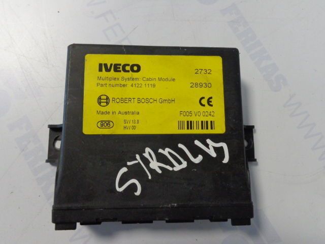 Iveco Multiplex System:Cabin Module ROBERT BOSCH GmbH - ECU 适用于 卡车:图1 Iveco Multiplex System:Cabin Module ROBERT BOSCH GmbH - ECU 适用于 卡车:图1