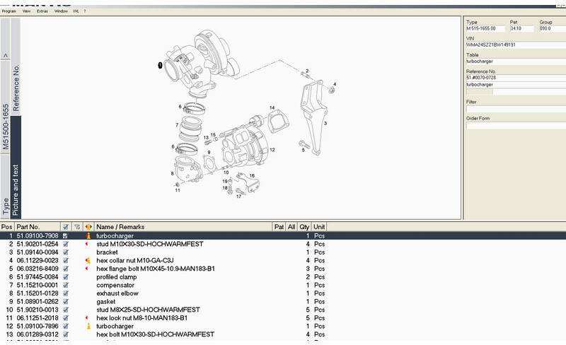 MAN TGX - 涡轮增压器 适用于 卡车:图2 MAN TGX - 涡轮增压器 适用于 卡车:图2
